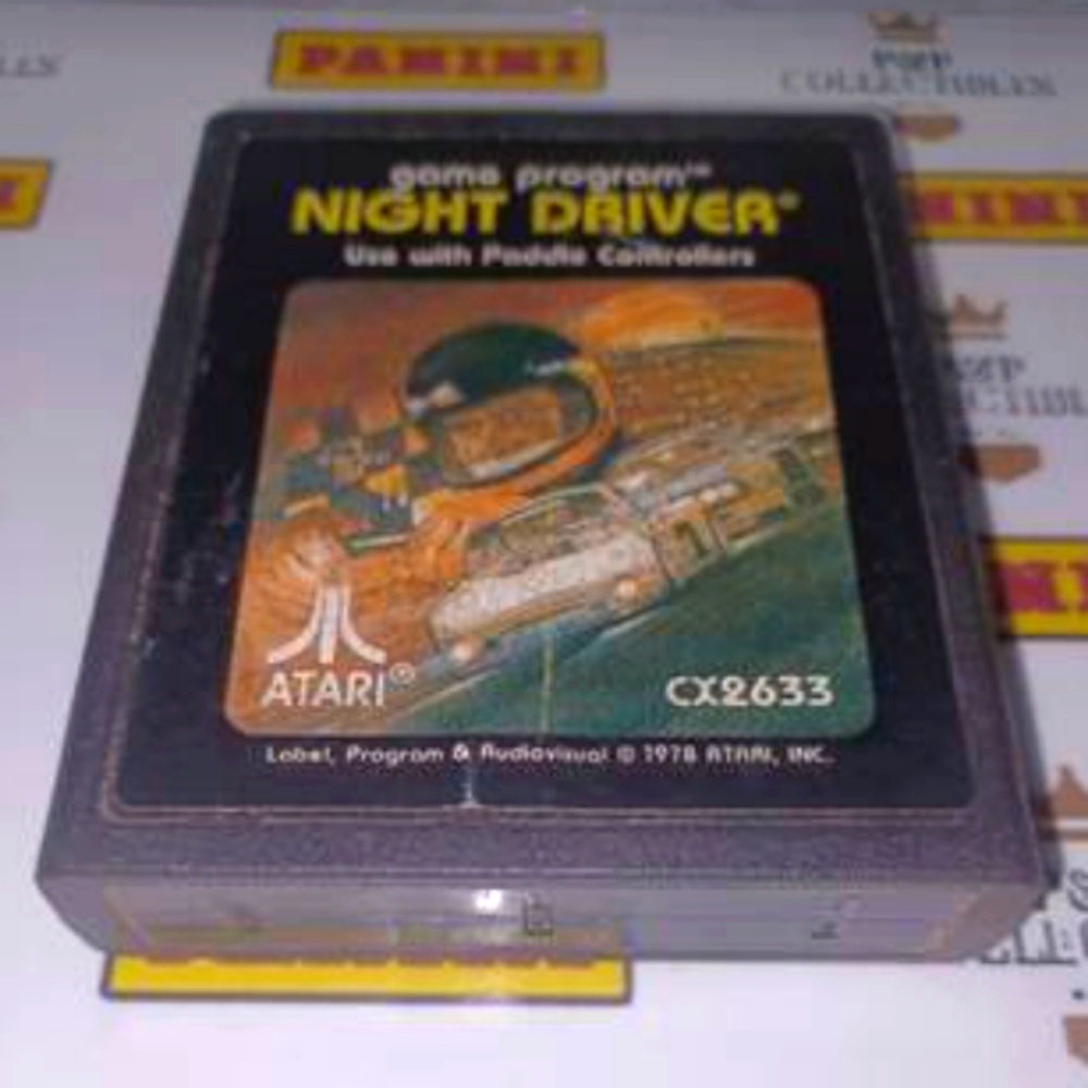 Night Driver - Atari 2600 Vintage Video Game